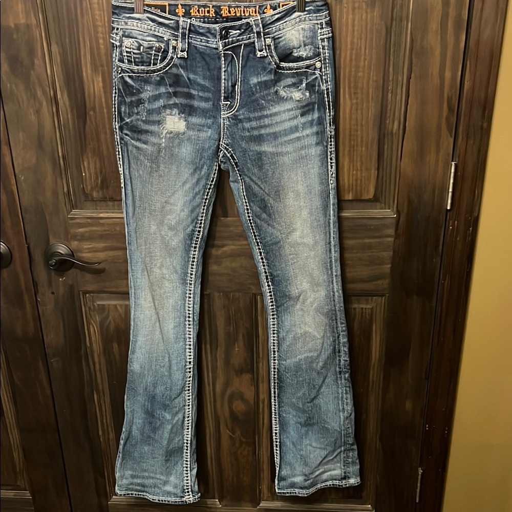 Rock Revival Blue Boot Cut Jeans